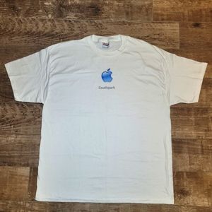 Vtg Apple South Park California Event T-Shirt Size XL "Designed By Apple In CA"